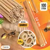 BEESI Bambusröhrchen für Insektenhotel 100 Stück 10cm Länge Produktbild-Vorschau 2