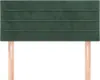 vidaXL Kopfteil Dunkelgrün 90x5x78/88 cm Samt Produktbild-Vorschau 3