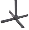 BELIANI Ampelschirm Dunkegrau Polyester Rund ⌀ 300 cm Produktbild-Vorschau 9