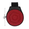A red and black rotating seat cushion on a white background. Náhled obrázku produktu