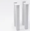 4x nohy stola kovové jedálenský stôl výška 72 cm biely 60 Náhľad obrázku produktu 1