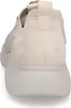 The back view of a beige sneaker. Produktbild-Vorschau