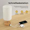 Nachttischlampe, Tischlampe mit USB A+C-Ladeanschlüssen, Produktbild-Vorschau 3