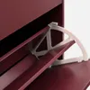 sweeek - Schuhschrank 3 Klappen Holzdekor und Metall - Produktbild-Vorschau 5