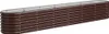 vidaXL Hochbeet Verzinkter Stahl 260x40x36 cm Braun Produktbild-Vorschau 1
