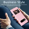 Galaxy Z Fold2 Hülle, Schlank Flip Leder View-Fenster Produktbild-Vorschau 5