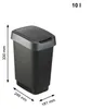 Rotho Mülleimer Set TWIST 3-teilig eckig 50l 25l 10l zur Produktbild-Vorschau 5