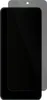 A screen protector is shown on top of a smartphone. Produktbild-Vorschau