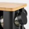 Relaxdays Gewürzkarussell, 8 Gläser, 360° drehbarer Produktbild-Vorschau 8