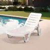 Set Von 18 Profi Plastik Sonnenliegen für Pools und Resorts Produktbild-Vorschau 1
