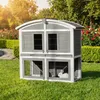 MyAnimal Hasenstall MH-33 | Hasenkäfig XXL Zweistöckig - Produktbild-Vorschau 1