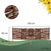Creative Home Sada 5 vrbových zahradních obrub 100 x 40 cm Náhled obrázku produktu 3