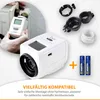 A collage showing a thermostat being installed on a radiator, the thermostat itself, accessories, and batteries, with promotional text. Náhľad obrázku produktu