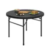Gartentisch Rund Klapptisch Campingtisch mit Tragegriff, Produktbild-Vorschau 1