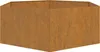 vidaXL Fioriera Rusty 138x120x45 cm Acciaio Corten Anteprima dell’immagine prodotto 10