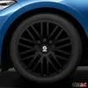 Copricerchi Bergamo 16 pollici ABS nero 4 pezzi Anteprima dell’immagine prodotto 2