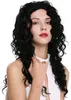 WIG ME UP Halbperücke 3/4 Perücke lang gelockt schwarz AG-1 Produktbild-Vorschau 3