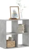 A concrete gray cube shelf unit with books and a framed picture on top. Anteprima dell’immagine prodotto