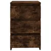 vidaXL Nočný stolík Smoked Oak 40x35x62,5 cm odvodený Náhľad obrázku produktu 3