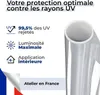 DIMEXACT - Film anti UV repositionnable incolore - 60 cm x Voir les images du produit 2
