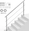 Ringhiera per scale in acciaio inox con corrimano - 2 Anteprima dell’immagine prodotto 1