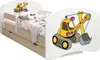 BDW Lit d'enfant, double face avec tiroir, pelleteuse Voir les images du produit 1