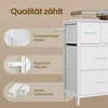 SONGMICS Komoda s 8 zásuvkami z látky, úložná skříň s Náhled obrázku produktu 5