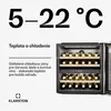 Klarstein Rhone 36 Duo chladnička na víno - 36 fliaš, 2 Náhľad obrázku produktu 4