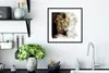 MuchoWow® MuchoWow® Gerahmtes Poster Löwe - Rauch - Tiere Produktbild-Vorschau 4