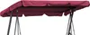 Hollywoodschaukel Dachbezug 200 x 145 cm Bordeaux Produktbild-Vorschau 1