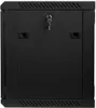 Lanberg Rack Wandschrank 48,30cm (19") 9U/600X450 Glastür Produktbild-Vorschau 7