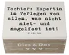 Mr. & Mrs. Panda Box Spruch Tochter Expertin 22 x 15 cm - Produktbild-Vorschau 3