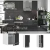 Elément haut de cuisine Vicco Fame-Line Anthracite Haute Voir les images du produit 2