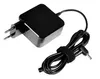 A black ASUS laptop charger with a coiled cord and a European plug. Náhled obrázku produktu