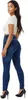 Tazzio Damen Skinny Fit High Waist Jeans F101 (Dunkelblau, Produktbild-Vorschau 3