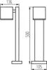 Kanlux 29002 GORI 50cm Gartenleuchte, Pollerleuchte GU10 Produktbild-Vorschau 4