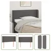 The Living Store Kopfteil mit Ohren Grau 103x16x78/88 cm Produktbild-Vorschau 1