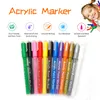 12 Farben Acrylfarbe Markierungsset Set Kunstbasierter Produktbild-Vorschau 5