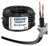 EBROM - 10 Meter Kunststoff Schlauchleitung rund LED Kabel Produktbild-Vorschau 1