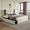 okwish Polsterbett Stauraumbett 160x200cm mit 4 Schubladen, Produktbild-Vorschau 4
