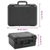 Design Koffer für Flugreise Tragbar Schwarz 49x38x23 cm PP, Produktbild-Vorschau 8