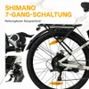 26 Zoll 18Ah Akku Wasserdicht E-Bike Cityräder Produktbild-Vorschau 15