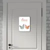 Hühner Metallschild in 15x20 cm mit Spruch Love is in the Produktbild-Vorschau 6