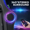 Fotel gamingowy Hoffree z podświetleniem LED RGB i Podgląd zdjęcia produktu 8