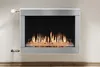 A modern gas fireplace mounted on a wall. Náhľad obrázku produktu