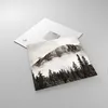 Bilder auf glas - Einteilig - Nebel Berg Wald - 30x30cm - Produktbild-Vorschau 2