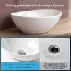 doporro Waschbecken Aufsatzwaschbecken Oval waschtisch Produktbild-Vorschau 6