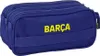 A blue FC Barcelona pencil case with yellow text. Podgląd zdjęcia produktu