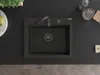 Mexen Elix granitový dřez 1-komorový 600 x 500 mm, Náhled obrázku produktu 4