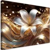 Leinwandbild Gold Lilienblüte 100x70 Feeby Gold bild für Produktbild-Vorschau 1